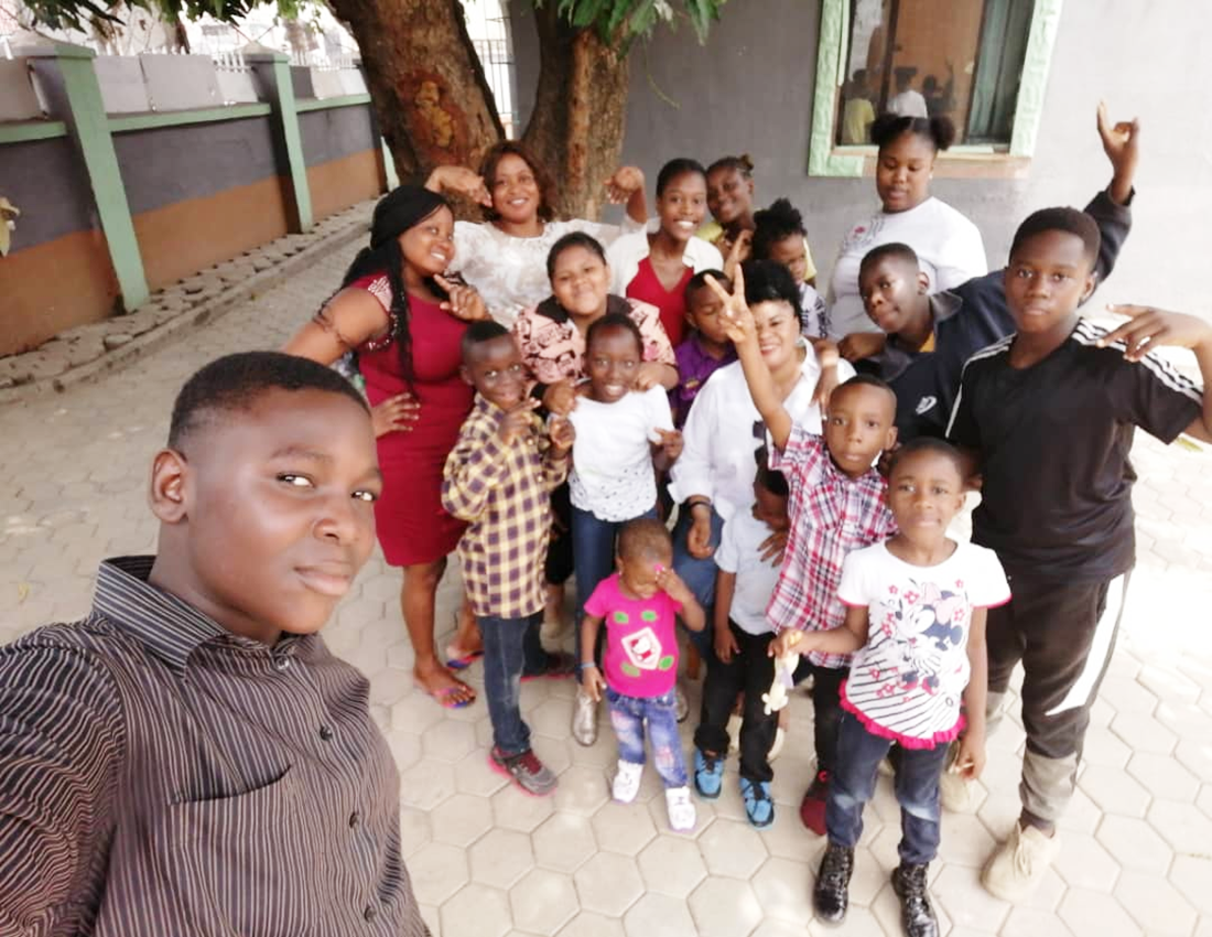 Ark of Refuge Orphanage Chilling with Mummy